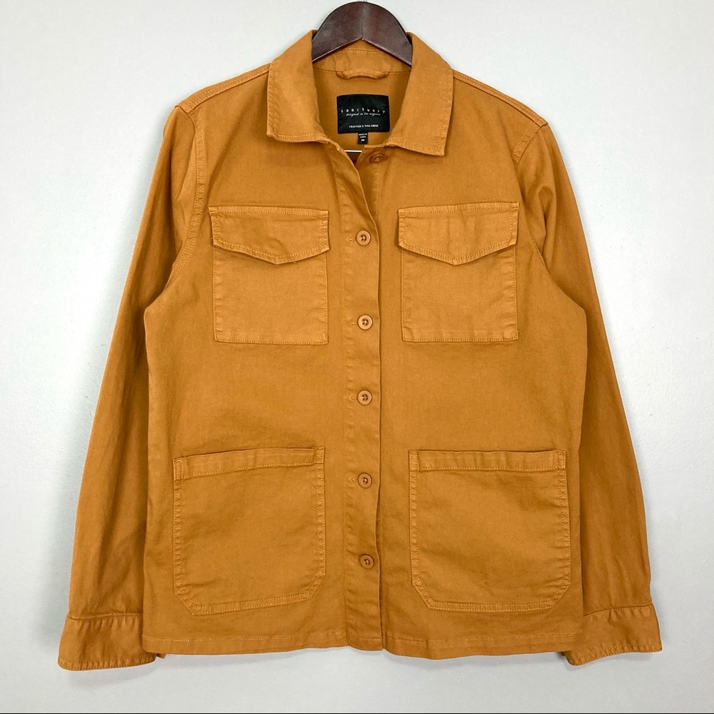 Sanctuary Utility Chore Jacket in Mustard